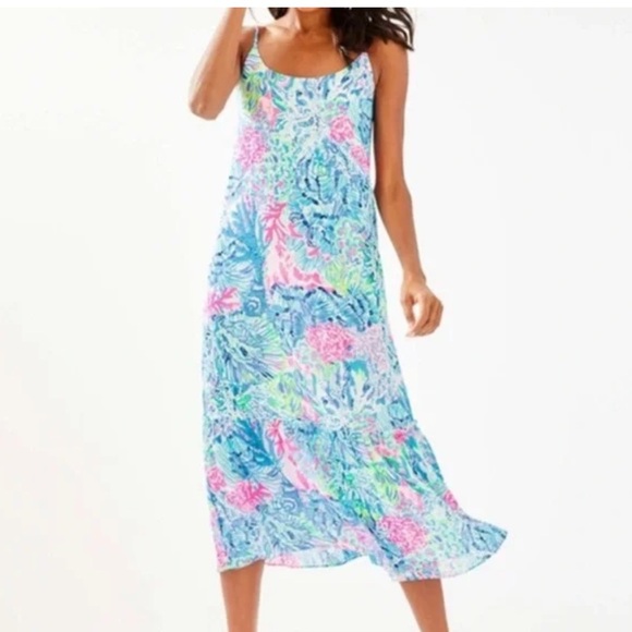 Lilly Pulitzer Dresses & Skirts - Lilly Pulitzer Winni Midi/Maxi Dress in Sink of Swim